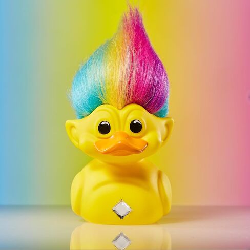 TUBBZ First Edition Green Troll Collectible Vinyl Rubber Duck Figure - Official Good Luck Trolls Merchandise - Kids TV, Movies & Video Games in Saudi Arabia
