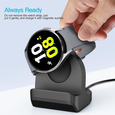 Charging Stand Compatible for Samsung Galaxy Watch,Charger Stand with Charging Cable,Magnetic Wireless Charging Station USB (USB-A) in Saudi Arabia