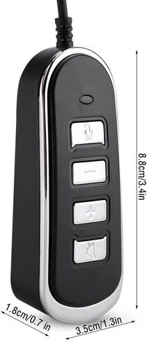 محول صوت لسماعة الهاتف والكمبيوتر USB، خط تحويل صوت ستيريو للهاتف RJ9 إلى محول سماعات صوت USB in Kuwait