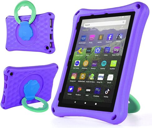 Fire Max 11 Tablet Case for Kids(2023 Release),Riaour Amazon Kindle Fire Max 11 Case for Kids EVA Fire Max 11 Kid-Proof case with Stand Handle Shockproof Kid-Friendly Durable Case for Boy Girl - Blue in Saudi Arabia