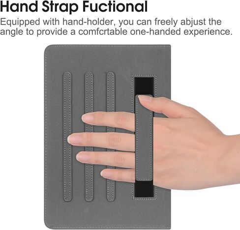 حافظة كمبيوتر لوحي Android عالمية 9 10 10.1 بوصة، حافظة خلفية رفيعة قابلة للدوران 360 درجة للكمبيوتر اللوحي العالمي 9-11 بوصة، مع حامل عرض متعدد الزوايا، أسود in Kuwait