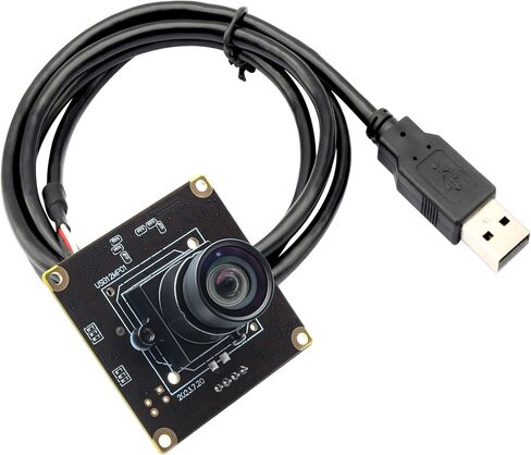 وحدة كاميرا USB SVPRO 12MP، كاميرا Lightburn 4K 30 إطارًا في الثانية IMX577 كاميرا USB 1080P 120 إطارًا في الثانية كاميرا عالية السرعة مع عدسة تركيز يدوية M12، كاميرا كمبيوتر UVC لـ Raspberry Pi، Linux، Windows، Android، Mac OS in Saudi Arabia
