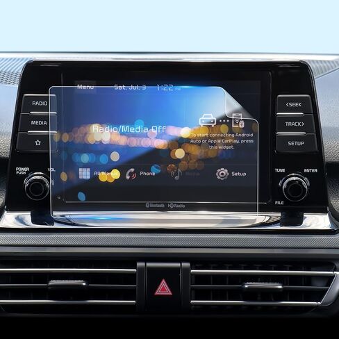 LFOTPP Car Navigation Screen Protector for 2020 2021 Seltos 10.25-Inch, Tempered Glass 9H Hardness Car Infotainment Stereo Display Center Touchscreen Protective Film Scratch-Resistant in Saudi Arabia