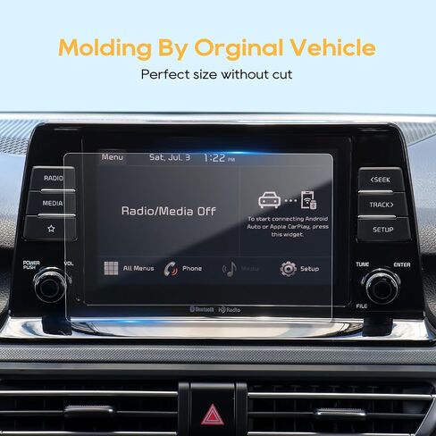LFOTPP Car Navigation Screen Protector for 2020 2021 Seltos 10.25-Inch, Tempered Glass 9H Hardness Car Infotainment Stereo Display Center Touchscreen Protective Film Scratch-Resistant in Saudi Arabia