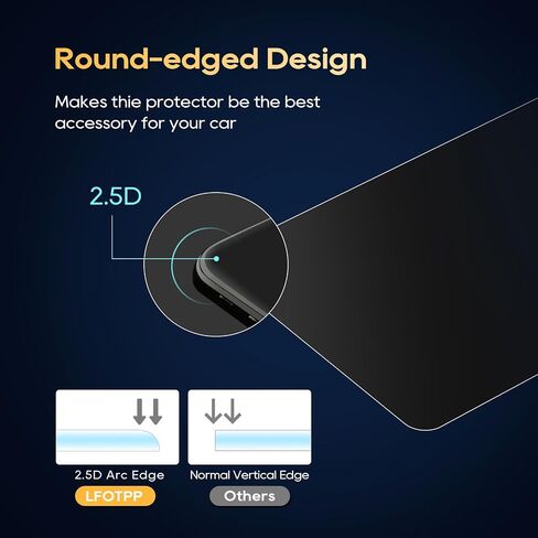 LFOTPP Car Navigation Screen Protector for 2020 2021 Seltos 10.25-Inch, Tempered Glass 9H Hardness Car Infotainment Stereo Display Center Touchscreen Protective Film Scratch-Resistant in Saudi Arabia