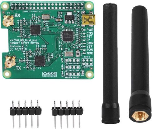 Socobeta USB وحدة هوت سبوت MMDVM مجموعة وحدة مزدوجة لوحة هوائي مزدوج لـ DMR/P-25/D-Star in Saudi Arabia