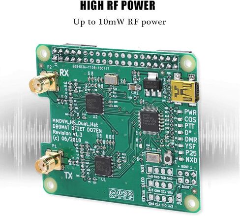 Socobeta USB وحدة هوت سبوت MMDVM مجموعة وحدة مزدوجة لوحة هوائي مزدوج لـ DMR/P-25/D-Star in Saudi Arabia