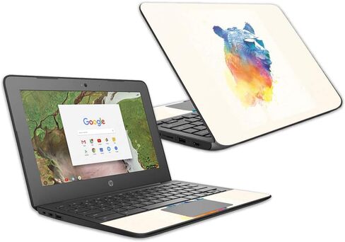 MightySkins Skin Compatible With HP Chromebook 11 G6 11.6" (2018) - Air Force Bird | Protective, Durable, and Unique Vinyl Decal wrap cover | Easy To Apply, Remove, and Change Styles | Made in the USA in Kuwait