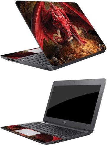MightySkins Skin Compatible with HP Chromebook 11 (2018) 11.6" - Game Kid Pink | Protective, Durable, and Unique Vinyl Decal wrap Cover | Easy to Apply, Remove, and Change Styles | Made in The USA in Saudi Arabia