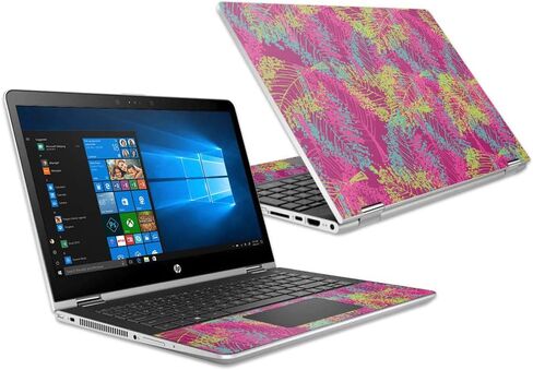 MightySkins Skin Compatible with HP Pavilion x360 15.6" (2018) - Abstract Wood | Protective, Durable, and Unique Vinyl Decal wrap Cover | Easy to Apply, Remove, and Change Styles | Made in The USA in Saudi Arabia