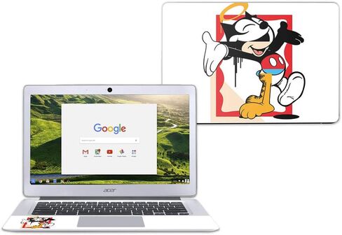 MightySkins Skin Compatible with Acer Chromebook 14" CB3-431 - Anime Fan | Protective, Durable, and Unique Vinyl Decal wrap Cover | Easy to Apply, Remove, and Change Styles | Made in The USA in Saudi Arabia