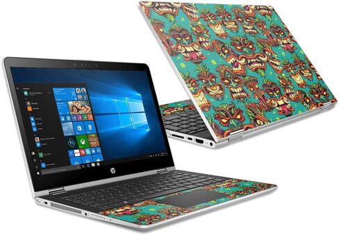 MightySkins Skin Compatible with HP Pavilion x360 15.6" (2018) - Abstract Wood | Protective, Durable, and Unique Vinyl Decal wrap Cover | Easy to Apply, Remove, and Change Styles | Made in The USA in Saudi Arabia