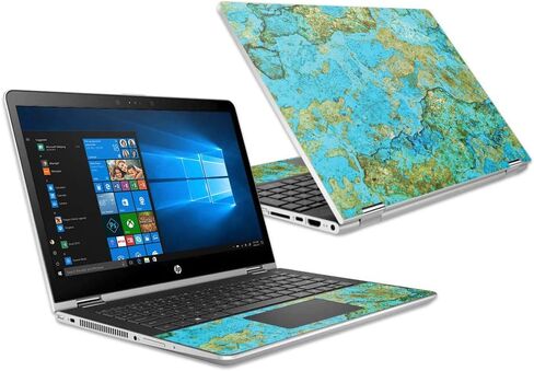 MightySkins Skin Compatible with HP Pavilion x360 15.6" (2018) - Abstract Wood | Protective, Durable, and Unique Vinyl Decal wrap Cover | Easy to Apply, Remove, and Change Styles | Made in The USA in Saudi Arabia
