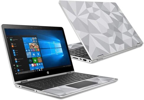 MightySkins Skin Compatible with HP Pavilion x360 15.6" (2018) - Abstract Wood | Protective, Durable, and Unique Vinyl Decal wrap Cover | Easy to Apply, Remove, and Change Styles | Made in The USA in Saudi Arabia
