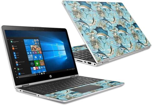 MightySkins Skin Compatible with HP Pavilion x360 15.6" (2018) - Abstract Wood | Protective, Durable, and Unique Vinyl Decal wrap Cover | Easy to Apply, Remove, and Change Styles | Made in The USA in Saudi Arabia