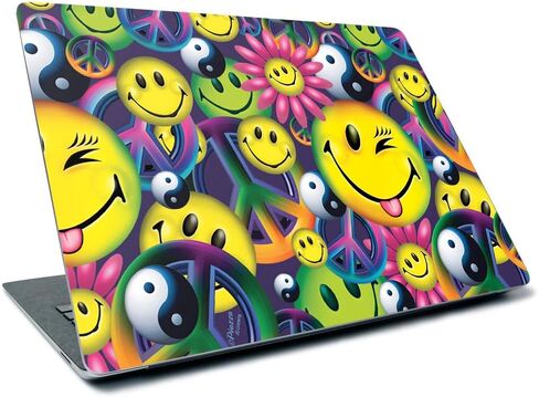 MightySkins Skin for Microsoft Surface Laptop 3 13.5" (2019) - Bright Smoke | Protective, Durable, and Unique Vinyl Decal Wrap Cover | Easy to Apply, Remove, and Change Styles | Made in The USA in Saudi Arabia