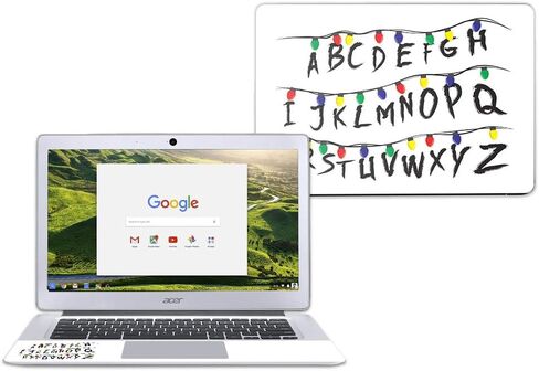 MightySkins Skin Compatible with Acer Chromebook 14" CB3-431 - Anime Fan | Protective, Durable, and Unique Vinyl Decal wrap Cover | Easy to Apply, Remove, and Change Styles | Made in The USA in Saudi Arabia
