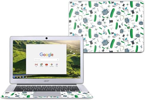MightySkins Skin Compatible with Acer Chromebook 14" CB3-431 - Anime Fan | Protective, Durable, and Unique Vinyl Decal wrap Cover | Easy to Apply, Remove, and Change Styles | Made in The USA in Saudi Arabia