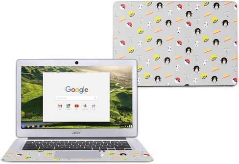 MightySkins Skin Compatible with Acer Chromebook 14" CB3-431 - Anime Fan | Protective, Durable, and Unique Vinyl Decal wrap Cover | Easy to Apply, Remove, and Change Styles | Made in The USA in Saudi Arabia
