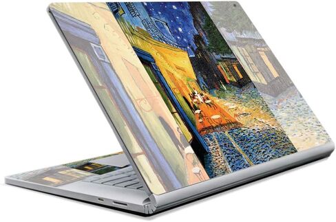 غلاف MightySkins متوافق مع Microsoft Surface Book 2 مقاس 13 بوصة (2017) - الأقنثة | غطاء ملتف من الفينيل واقٍ ومتين وفريد ​​من نوعه | سهل التطبيق والإزالة وتغيير الأنماط | صنع في الولايات المتحدة الأمريكية in Kuwait