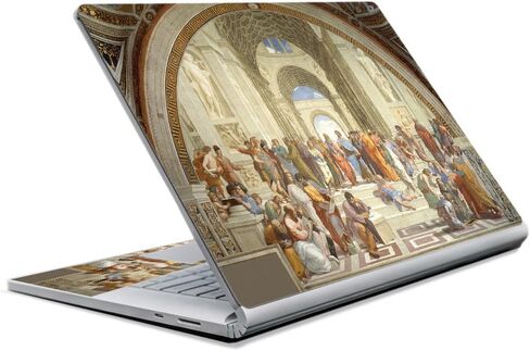 غلاف MightySkins متوافق مع Microsoft Surface Book 2 مقاس 13 بوصة (2017) - الأقنثة | غطاء ملتف من الفينيل واقٍ ومتين وفريد ​​من نوعه | سهل التطبيق والإزالة وتغيير الأنماط | صنع في الولايات المتحدة الأمريكية in Kuwait