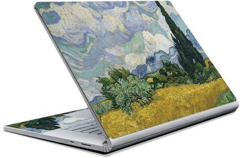 غلاف MightySkins متوافق مع Microsoft Surface Book 2 مقاس 13 بوصة (2017) - الأقنثة | غطاء ملتف من الفينيل واقٍ ومتين وفريد ​​من نوعه | سهل التطبيق والإزالة وتغيير الأنماط | صنع في الولايات المتحدة الأمريكية in Kuwait