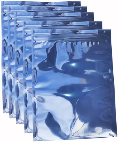 50pcs 5.9x7.8in/15x20cm Anti Static Bags, Premium Resealable Antistatic Bags for Various Precision Parts, Electronic Equipment, HDD, SSD Hard Drive, Computer Accessories in Kuwait