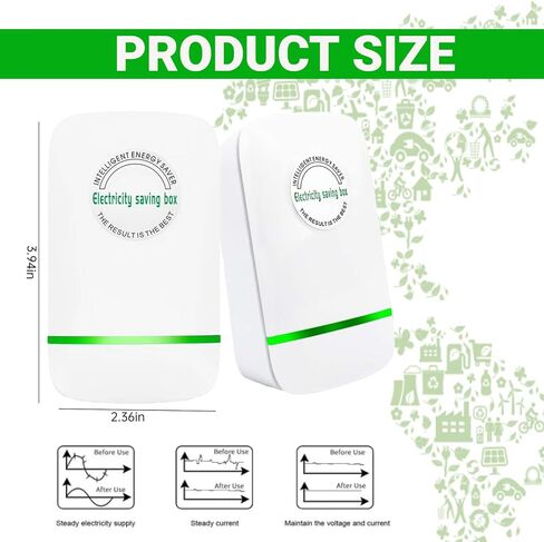 Pro Power Saver, Electricity Energy Saving Device, Electricity Saving Box, Household Office Market Power Saver Energy Saving Device, Electricity US Plug 90V-250V 30KW (12 Pack) in Saudi Arabia