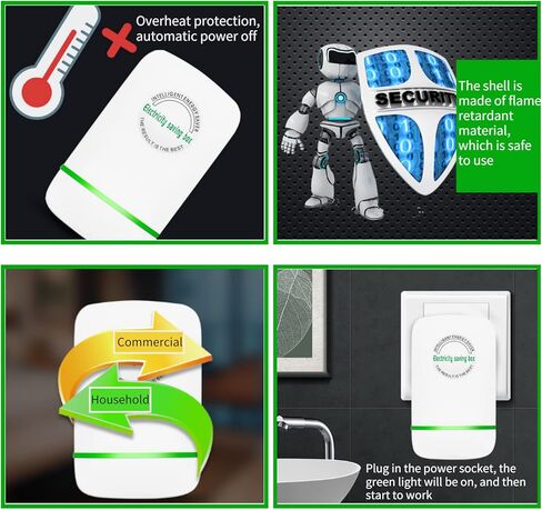 Pro Power Saver, Electricity Energy Saving Device, Electricity Saving Box, Household Office Market Power Saver Energy Saving Device, Electricity US Plug 90V-250V 30KW (12 Pack) in Saudi Arabia