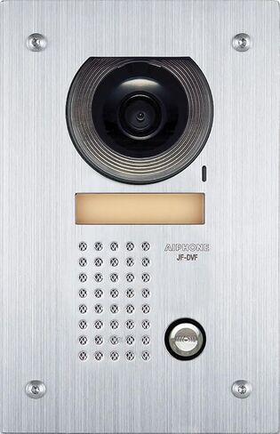 محطة باب الصوت/الفيديو من Aiphone JF-DVF لنظام الاتصال الداخلي من سلسلة JF، لوحة أمامية من الفولاذ المقاوم للصدأ in Kuwait