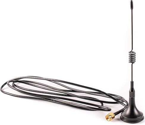 433 MHz Unity Gain Omni, 6 Inches Antenna with Magnetic Base and Male SMA Connector Antenna Kit – Impedance 50 Ohms Garage Gate Door Opener Antenna in Kuwait