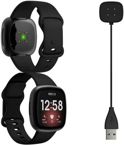USB Charging Dock Charger Cable Compatible with Fitbit Ionic Smartwatch in Saudi Arabia