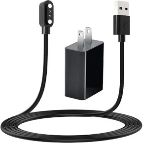 Replacement Wall Charger Magnetic for YAMAY SW021 Willful SW023 SW025 Letsfit ID205L Letscom ID205G ID205S ID206 ID205U ID216 Uwatch 5 3S 3 2 2S Urun Smart Watch, with Wall Charger Plug Adapter