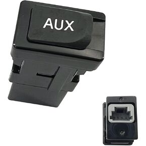 Auxiliary Input Jack Aux Port Audio Adapter Compatible with Corolla Avalon Camry RAV4 Prius Yaris FJ Cruiser 4Runner ES350 LS460 Replacement for 86190-06010 86190-53010