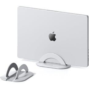 Hagibis Vertical Laptop Stand Desktop Aluminum Adjustable Holder Save Space Improves Airflow for MacBook Pro Gaming Laptops iPad Surface HP Dell Chrome Book