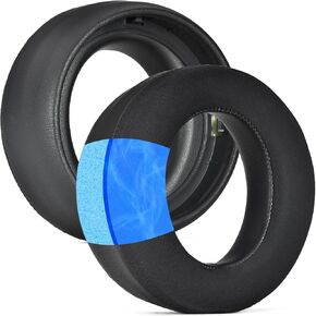 Replacement Ear Pads Cover Compatible with PlayStation Pulse Elite Wireless Headset,Ear Pads Cushions with Noise Isolation Foam