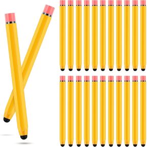 24 قطعة من أقلام الرصاص من ليفايد للأطفال، قلم رصاص على شكل سداسي للأطفال لأجهزة شاشة اللمس، متوافقة مع الأجهزة اللوحية ذات الإصدار العالمي من iPhone Android in Kuwait