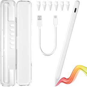 Stylus Pen with Box for iPad - Quick Charge Active Pencil with Palm Rejection Tilt Pressure,Magnetic Compatible iPad 10th/9th/8th/7th/6th Pro12.9 3rd/4th/5th/6thPro11 All Gen Air 6th/5th/4th/3rd Gen