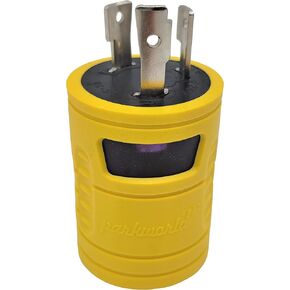 Parkworld 691746 Power Adapter Generator 3-Prong 30 AMP Locking L5-30P Male to Household Regular 5-15R Female (Also for 5-20R)