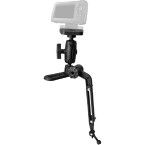 Fish Finder Mount, Kayak Transducer Mounting Arm, 1.5" Ball Base Universal Kayak Transducer Mount, Compatible with Scotty, Lowrance, Garmin Fish Finder