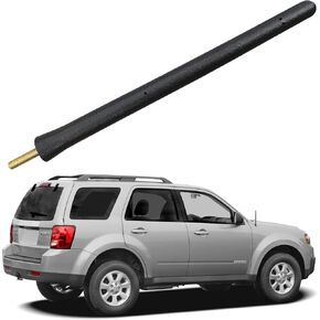 Short Antenna for Mazda Tribute (2001-2011), Mazda Tribute Antenna - 6 3/4 Inch Car Wash Proof, Internal Copper Coil Antenna Mast Replacement