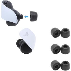 Comply Foam the Official Licensed Product for PlayStation PULSE Explore Wireless Earbuds, Assorted (S,M,L) Black, 3 Pairs - Premium Memory Foam Ear tips for Noise Isolation and Ultimate Gaming Comfort