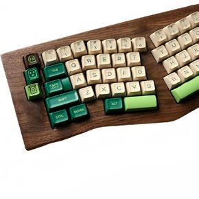 Keycaps Set- PBT Keycaps - Avocado Keycaps Double Shot PBT Green Keycaps RSA Profile 170 Keys Custom Keycaps Set for Mechanical Keyboard Keycaps