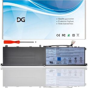 BTY-M6L Laptop Battery Replacement for MSI GS65 GS75 GS65VR Stealth Thin 8SE 8SF 8SG 9SD 9SE 9SF 9SG PS63 Modern 8RC 8SC P65 Creator 8RD 8RF 8SF 9SE P75 Creator 9SC 9SE MS-16Q2 (15.2V 80.25Wh)