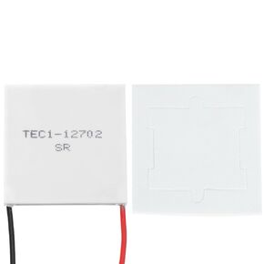 MECCANIXITY TEC1-12702 Semiconductor Refrigeration Tablets 15.8V 2A 17W Heatsink Thermoelectric Cooler Cooling Plate Module 40x40mm