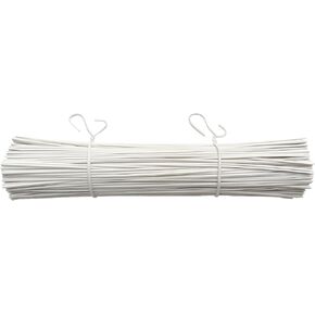 360 Pcs Twist Ties/Cable Ties for cable management/Crafts/Bread/Candy/Candles and Baked Goods (White, 10 inch), ZHASI009