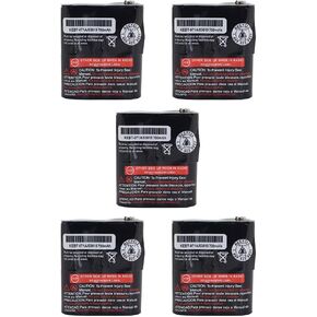 Karier 5 Pack 3.6V 700mAh Replacement Two-Way Radio Battery for Motorola 53615 m53615 KEBT-071-A KEBT-071-B KEBT-071-C KEBT-071-D Talkabout Radio MR350 MJ270 EM1000 T5000 FV500 FV800 T5950 T6000