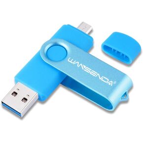OTG USB Flash Drive WANSENDA 3.0 USB Memory Stick 256GB 128GB 64GB 32GB 16GB Pen Drive High Speed for Android/PC/Mac (16G, Purple) in Saudi Arabia