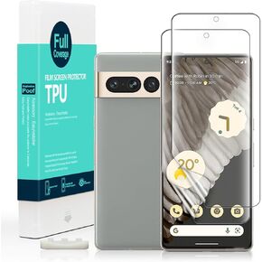 Screen Protector For Google Pixel 7 Pro 5G 6.7"[2 Pack],Flexible TPU Film,Bubble Free,Easy to install
