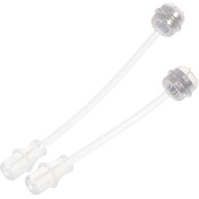 2pcs Bottle Straw Silicone Drink Straws Silica Straws Silicone Straws for Toddlers Milk Straws Silicone Straw with Cap Clear Drinking Straws Baby Drinking Cup Portable